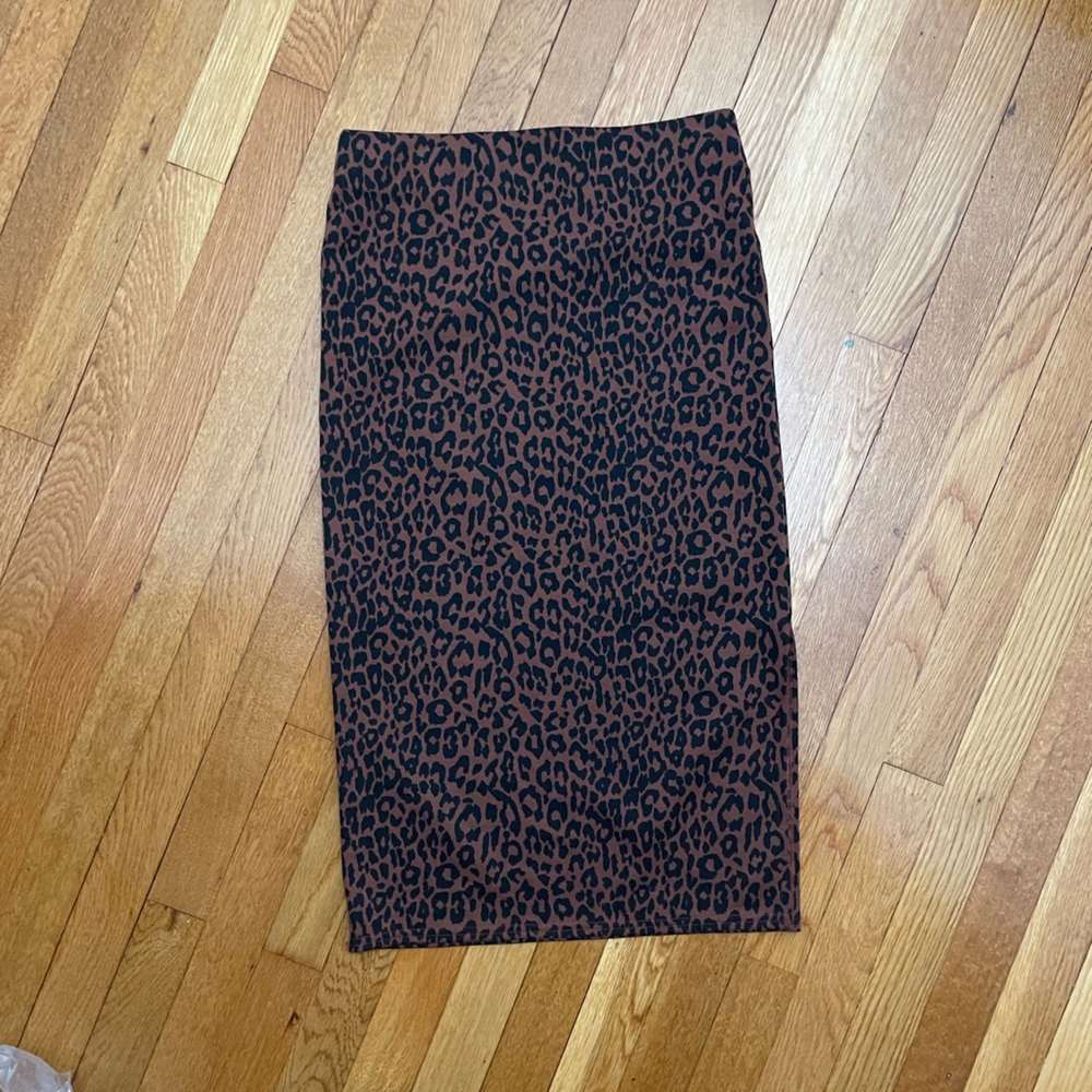 Loft pencil skirt-animal print